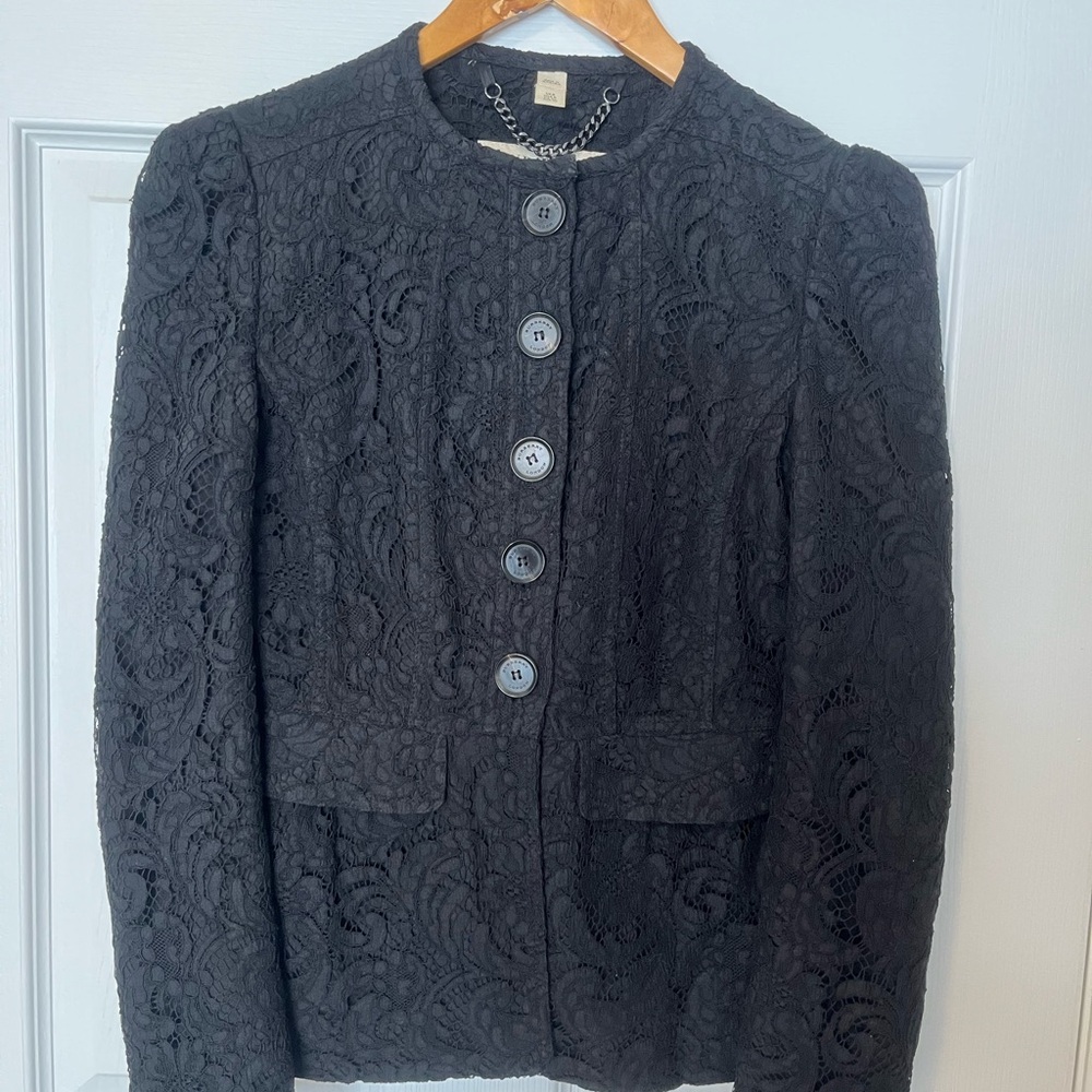 Burberry London Black Lace Women's Jacket